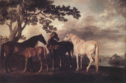 Mares and Foais in a Landscape (nn03)